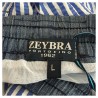 ZEYBRA man costume boxer bluette stripes AUB074 RIGA SEERSU MADE IN ITALY