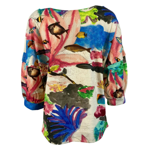 ALDO MARTINS fantasy woman shirt art 8702 BACAN cotton MADE IN SPAIN