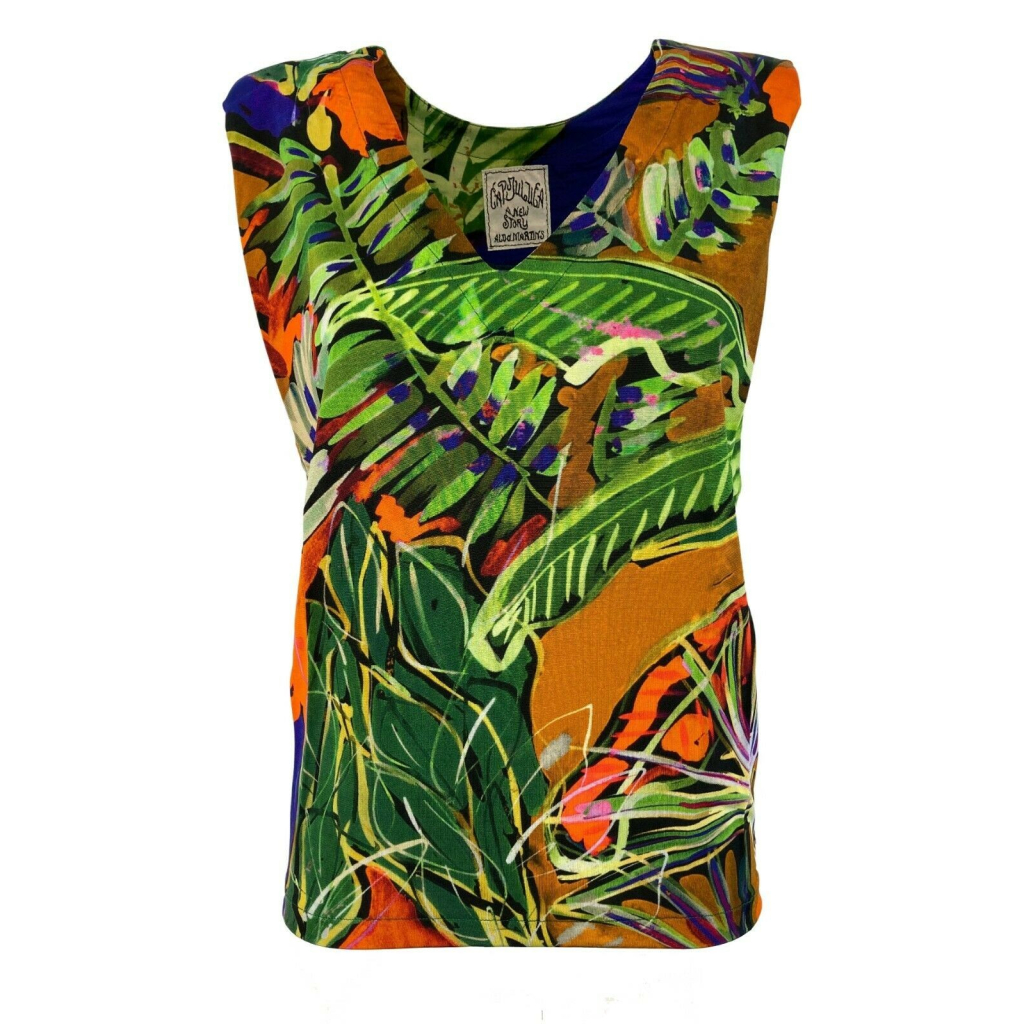 ALDO MARTINS woman jersey multicolor fantasy art 5608 CEREUS MADE IN SPAIN