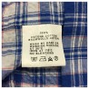 GMF 965 man shirt embossed white / light blue squares mod 10.A.L 911241/05 100% cotton