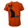 BottegaChilometriZero t-shirt uomo mezza manica cotone leggero con stampa art DU21341 100% cotone MADE IN ITALY