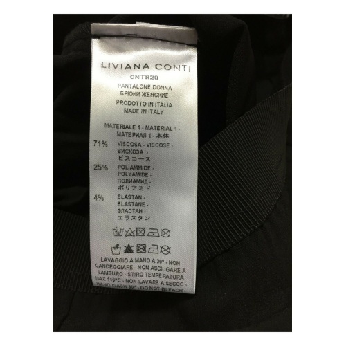 LIVIANA CONTI pantalone donna modello leggings tessuto bengalina CNTR20 MADE IN ITALY