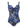 FASHY woman swimsuit C cup fantasy blue / black art 21995 01 C MADE IN ITALY