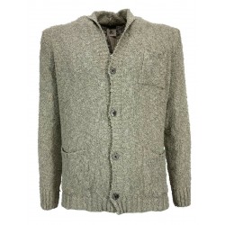 H953 blazer uomo collo sciallato colore mastice art HS3246 100% cotone MADE IN ITALY