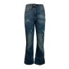 SEMICOUTURE jeans donna leggero con strappi art Y1SY34 CHARLENE 100% cotone MADE IN ITALY