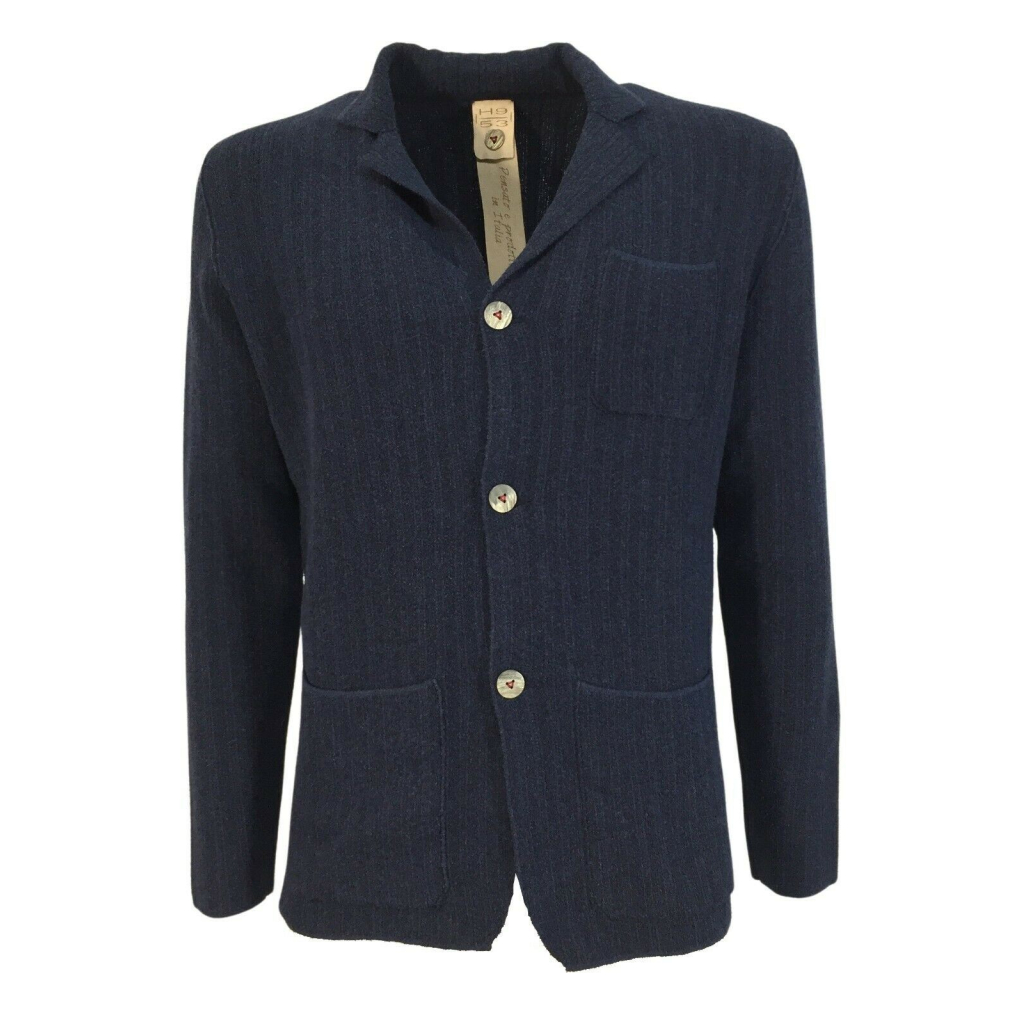 H953 man jacket color denim cotton HS3165 ANTONIO MADE IN ITALY H953 man jacket color denim cotton HS3165 ANTONIO MADE IN ITALY
