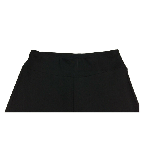 IVAN IABONI pantalone donna vita elasticizzata nero jersey P9 94% poliestere 6% elastan