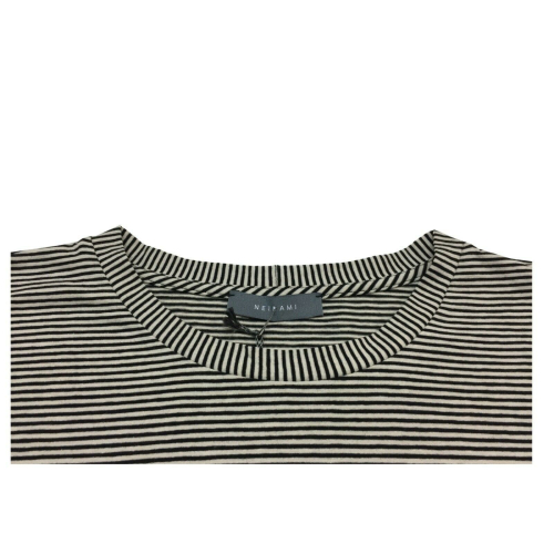 NEIRAMI striped half sleeve t-shirt art B58ST-N / S1 MADE IN ITALY