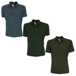 H953 light short-sleeved men's polo shirt HS3260 / P 50% cotton 50% modal MADE IN ITALY