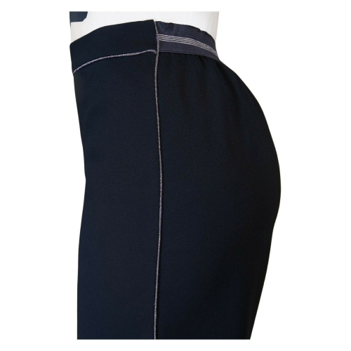 PERSONA by Marina Rinaldi pantalone donna cropped punto milano blu art 13.1783091 ORLO