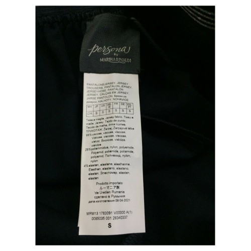 PERSONA by Marina Rinaldi pantalone donna cropped punto milano blu art 13.1783091 ORLO