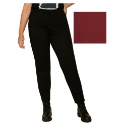 PERSONA by Marina Rinaldi women's trousers milan point art. 68% viscose 28% polyamide 4% elastane