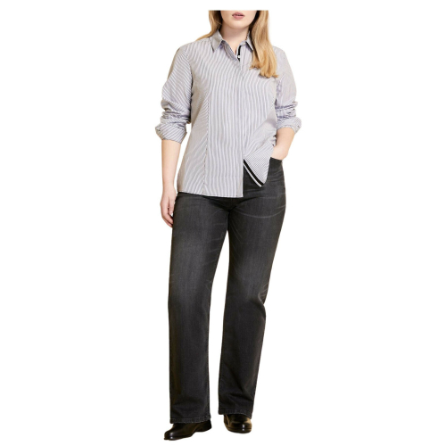 MARINA SPORT by Marina Rinaldi jeans donna regular black denim stretch art 13.5183251 IDILLIO