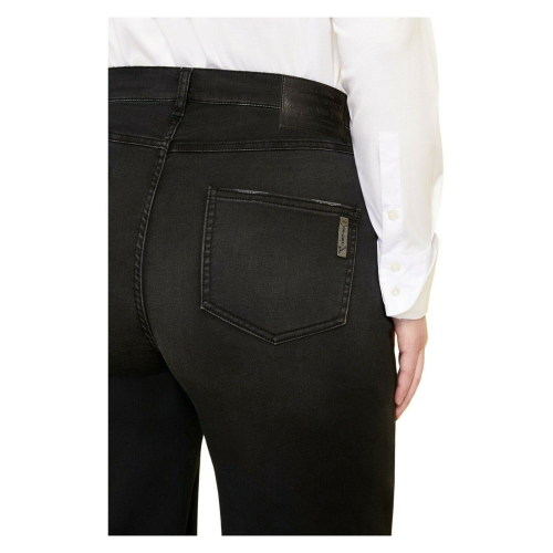 MARINA SPORT by Marina Rinaldi jeans donna in denim raso stretch nero art 13.5183201 ICONA