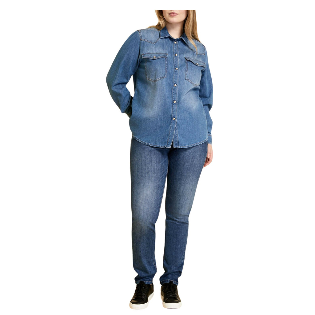 MARINA SPORT by Marina Rinaldi jeans donna denim stretch fit WONDER art 13.5183281 IDROFORO