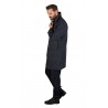 L’IMPERMEABILE men's coat blue waterproof cotton car coat art MARTIN + I NEW GAB SO MADE IN ITALY