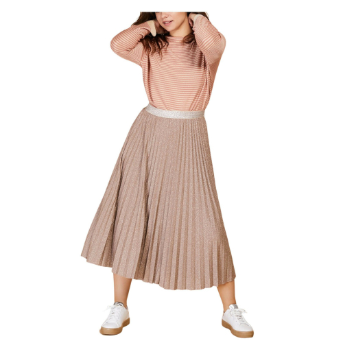 PERSONA by Marina Rinaldi maglia donna righe coloniale/rosa e lurex art 13.1363111 ARCO MADE IN ITALY
