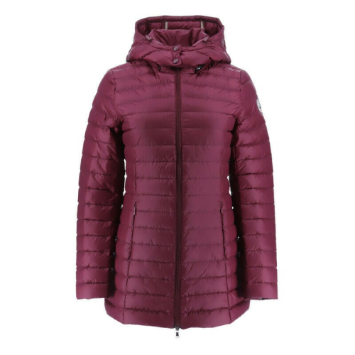 JOTT woman long aubergine down jacket filling 90% down 10% feather mod NOUR