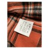 GMF 965 man shirt flannel heavy orange / black squares mod SP353 912355