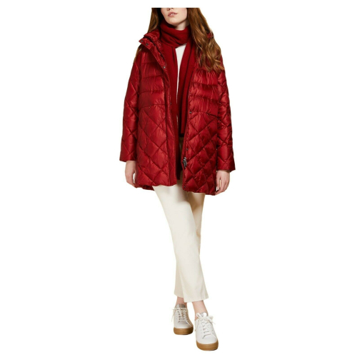 PERSONA by Marina Rinaldi red down jacket A line art. 13.1484011 PALAZZO