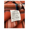 GMF 965 man orange squared flannel shirt mod SP327 912340/01 MADE IN ITALY
