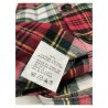 GMF 965 man cream / red / green checked flannel shirt mod SP327 912351/05 100% cotton