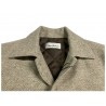 ELVINE man jacket in undyed Wool with beige chevron pattern art 330335 RHETT