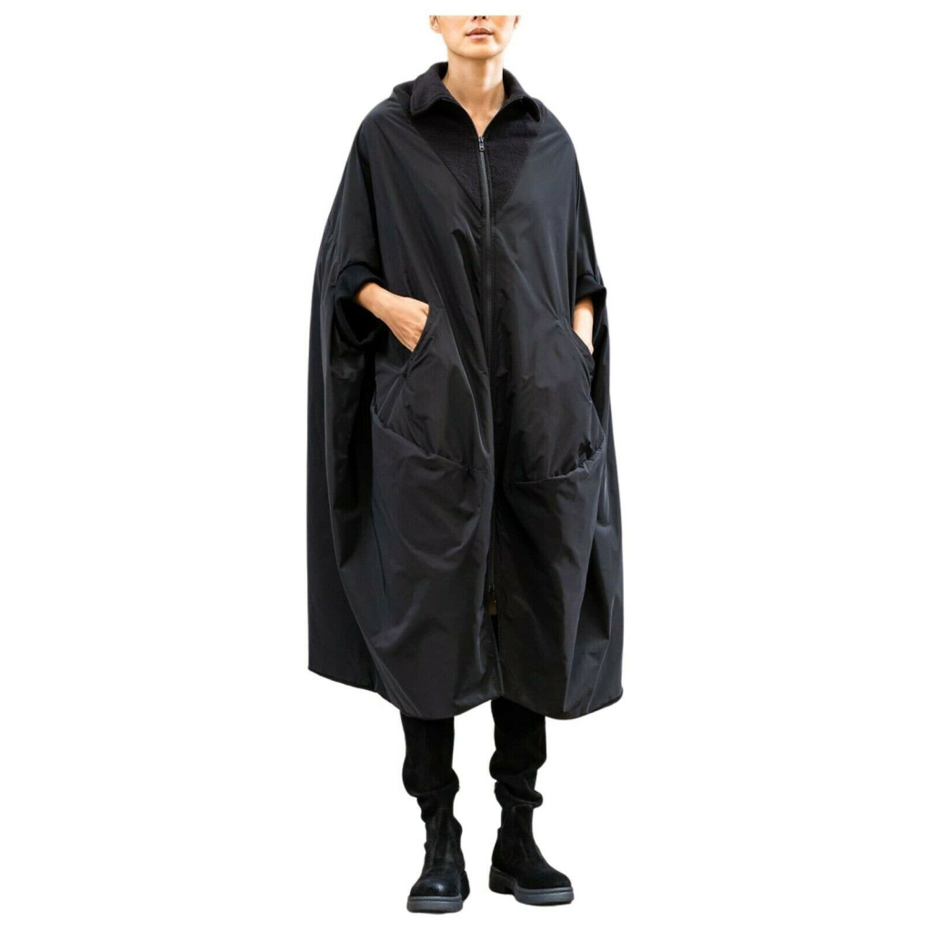 TADASHI woman cape with zip art TAI226012 MADE IN ITALY