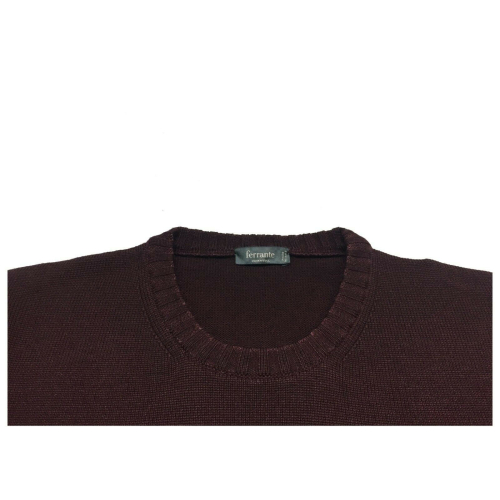 FERRANTE sweater man dyed color mod 42G37101 100% wool MADE IN ITALY /2
