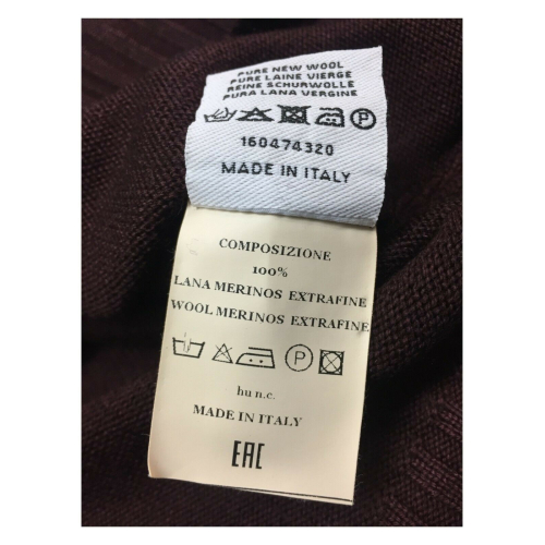 FERRANTE sweater man dyed color mod 42G37101 100% wool MADE IN ITALY /2