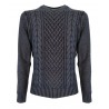 FERRANTE Maglia norvegese uomo art.46U22127 100% lana Merino MADE IN ITALY
