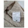 FERRANTE Ecru cable-knit crew neck sweater 46U25101 MADE IN ITALY