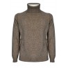 FERRANTE Maglia uomo collo alto lana melange art. 46R24801 MADE IN ITALY