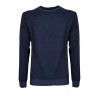 FERRANTE maglia uomo girocollo nido d'ape 46R22108 lana Merino  MADE IN ITALY