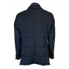 FABIO BALDAN Blue Padded jacket with detachable bib art 211301NA10 65% polyester 35% viscose