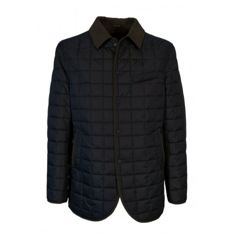 FABIO BALDAN Quilted jacket art. 211399NA45 black MADE IN ITALY