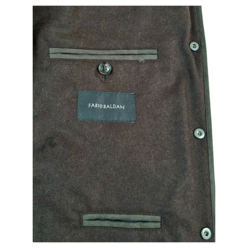 FABIO BALDAN Quilted jacket art. 211399NA45 black MADE IN ITALY