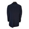 FABIO BALDAN Coat with detachable bib art. 211407NA50 blue MADE IN ITALY