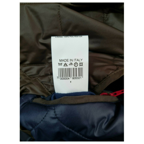 FABIO BALDAN  Car coat con imbottitura staccabile art. 211409NA30 MADE IN ITALY