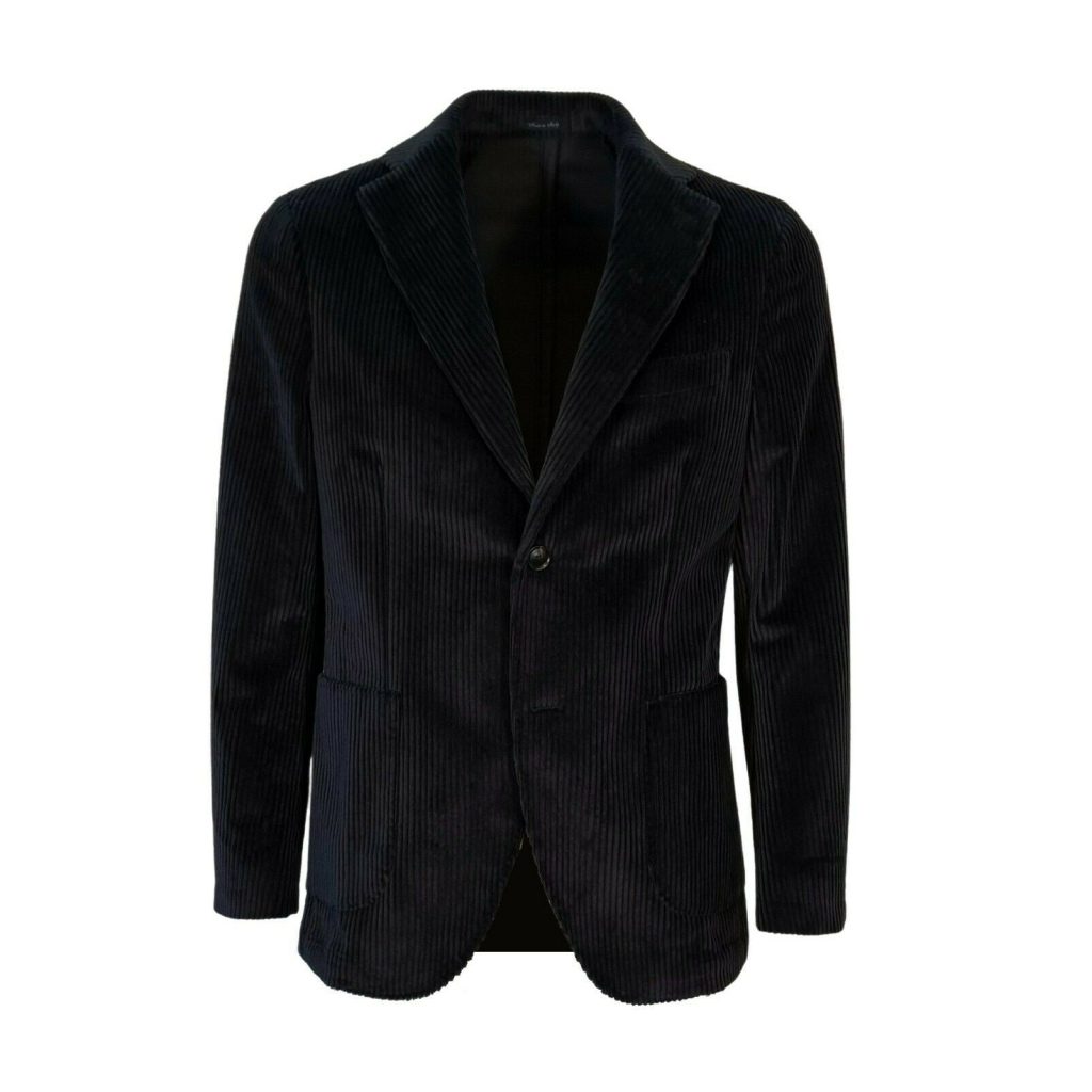 FABIO BALDAN Slim velvet jacket 500 lines art. 21117SNA1010 MADE IN ITALY FABIO BALDAN Slim velvet jacket 500 lines art. 21117SNA1010 MADE IN ITALY