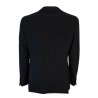 FABIO BALDAN Slim single-breasted jacket with 2 buttons art. 211171SNA1013 black cotton / wool MADE IN ITALY