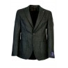 CAESAR Green unlined men's jacket art. 670016 var 48 fabric 100% Shetland wool Abraham Moon MADE IN ENGLAND