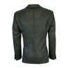 CAESAR Giacca uomo sfoderata verde art. 670016 var 48 tessuto 100% lana Shetland Abraham Moon MADE IN ENGLAND