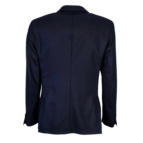 CAESAR Double-breasted jacket art 636025 var 013 blue 100% pure virgin wool MADE IN ITALY