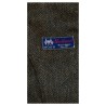 CAESAR Brown herringbone slim fit vest 100% shetland wool Abraham Moon ART. 677002 MADE IN ENGLAND