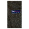 CAESAR Brown herringbone slim fit vest 100% shetland wool Abraham Moon ART. 677002 MADE IN ENGLAND