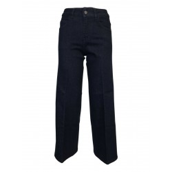 7.24 wide leg jeans woman denim blue art EVA 98% cotton 2% elastane MADE IN ITALY