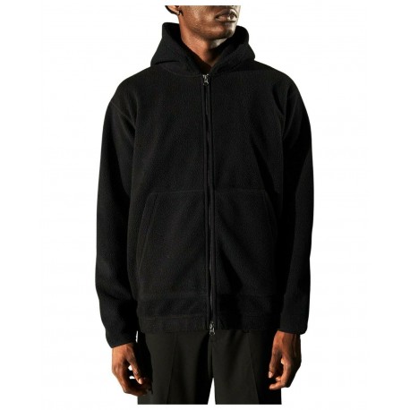 ELVINE recycled fleece man sweatshirt with front pockets art NOX 100% polyester of which 80% recycled