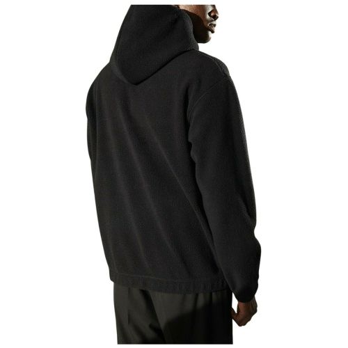 ELVINE recycled fleece man sweatshirt with front pockets art NOX 100% polyester of which 80% recycled