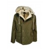 THE QUARTERMASTER Men's military green padded jacket 40S3 replica WWII WERMACHT in cotton